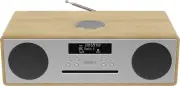 Majority Oakington Bluetooth DAB Radio and CD Player and Music System, Walnut...