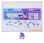 Honkai: Star Rail Silver Wolf PBT Keycaps 108Keys for Cherry Mechanical Keyboard