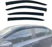 AUSGO Weathershields Compatible with Ford Falcon Fairmont FG 2008-2019, Luxury Weather Shields Window Visors Wind Deflectors Sun Rain Guard 4PCS Set