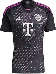 [adidas] Men's Soccer Bayern Munich 23/24 Away Jersey - Unifying Message, Moisture-Wicking Fabric Eco-Friendly Materials