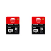 2PK Canon Pixma PG640 Ink Cartridge 180 Page Yield - Black