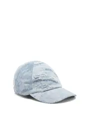 [Diesel] Diesel - Baseball cap with denim treatment - Caps - Man - Blue 02 Blue