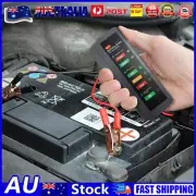 Mini 12V Car Battery Tester Digital Alternator 6 LED Lights Display Car Detector