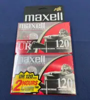 Maxell 120 Minutes 2 pack Cassette Tape, Normal Bias, NEW SEALED