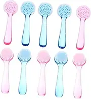 Ipetboom Nail Brush Set of Handle Grip Fingernail Cleaning Brush Soft Bristles for Face Nails Portable Lightweight Random