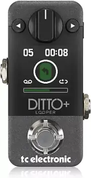 TC Electronic DITTO+ LOOPER Next Generation 60-Minute Multi-Session Looper Pe...