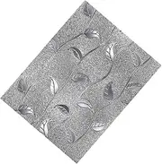 Didiseaon Non Adhesive Privacy Window Film Opaque Glass Film Stained Glass Design UV Blocking Window Clings for Home Office