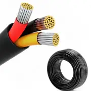 18 AWG 3 Conductor Electrical Wire, 18 Gauge Stranded Flexible PVC Cord (33FT...