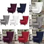 Luxurious Wingback Chair Cover for Club Chairs Full degree Protection