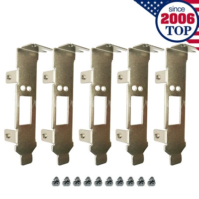 of 5 Low-Profile Bracket for Mellanox CX353A MCX353A-FCBT MCX353A-QCBT MHQH19B-X