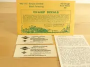 Champ Decals HO HN-116 Illinois Central Black Lettering