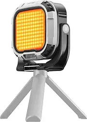 R7 PRO 28W Magnetic Video Light Portable Fill Light Multifunctional Camera Light with Red Warning Light Handle & 1/4In Screw Hole CRI≥95 2700K-6500K Dimmable Built-in 5400MAh Battery