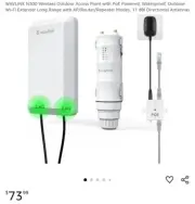 WAVLINK N300 Wireless Outdoor Access Point, Outdoor Wi-Fi Extender Long Range