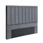 Artiss Bed Head Headboard Frame Double Size Bed Bedhead Velvet Base Grey NEW