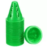 Agility Cones, 120 Pack Sports Cones Training Marker with Square Holes Green