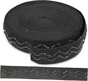 Homoyoyo 1 Roll Cuttable Elastic Strap High Elasticity Sewing Elastic Band for DIY Crafts Wide Non Slip Stretch Cord for Waistbands Belts Hair Ties and More Yards