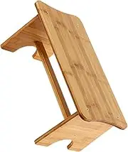 KONTONTY Toilet Wooden Stepping Footstool Non Skid Bathroom Stool for Easy Shoe Changing Lightweight and Design for Living Room Office Bedroom Use
