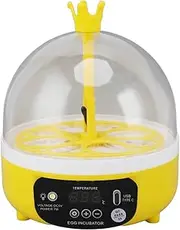 Egg Incubator, 8 Eggs Hatcher Mini Egg Incubator with Humidity Temperature Control, Poultry Hatching Machine for Hatching Chicken Duck Goose Quail Parrot Birds Eggs (Auto Turning)