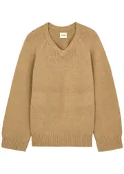 Khaite Nalani Cashmere Jumper - Camel - S (UK8-10 / S) S (UK8-10 / S)