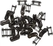 DECOMELODY 40pcs Bike Chain Connector for Single Speed Bicycles Quick Release Chain Link Heavy Duty Buckle Universal Fit Easy Installation Road Accessory