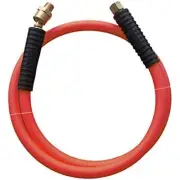 FRITA INC 1315S349-R Master Mechanic Red Rubber Whip Hose, 3/8-inch x 3-feet
