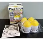 Egg Wave Microwave Cooker Caddy Separator & Recipe Book Included Kitchen Tool