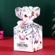 Bauble Gingerbread Man Christmas Favour Boxes 5pk
