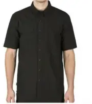 5.11 Stryke Men's Tactical Shirt Short Sleeve Button-Up, Rip-Stop, Multi-Pockets