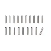1x5mm Dowel Pins, 20pcs Round Head Flat Chamfered End Dowel Pin