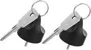 TOBBOMEY 2 Sets Mobility Scooter Key Ignition Key Switch Part Scooter Accessories Key Features Replacement Parts Key for Scooter Electric Scooter Keys Mobility Scooters Key