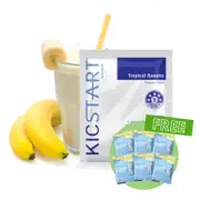 KicStart VLCD Shakes - Banana pack of 42 + FREE Feel Good Tasteless Protein