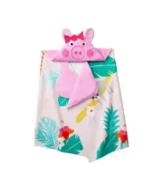Peppa Pig Hooded Towel Size 24 in x 50 in; 100% Cotton