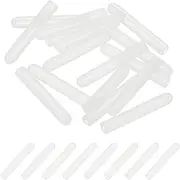uxcell 1.6x25mm (IDxL) Rubber End Caps, 16 PCS Rubber Caps High Temp Tips Screw Silicone Flexible Thread Protector for Pipes Screw Blots Tube Fishing Jigs