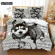 a2846 Bed Sheets Graffiti Fashion Bedding Set Digital Printing Duvet Cover Sets Quilt Cover + 2 Pillow Shams) 2847 Pillow Shams)