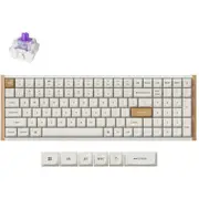 Keychron K4 HE 96% Wireless Magnetic Switch - Special Edition White Gateron Double-Rail Magnetic Nebula Switch CustomKeyboard [K4H-Q1]