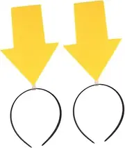 [HONMEET] 2pcs Funny Props Decorative Headdress Funny Hair Band Hair Hoops with Arrowhead Fashion Headband Hair Band Funny Headband with Arrowhead Hair Accessories Arrowhead Shape Headdress