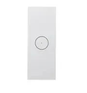 Clipsal Saturn Zen Architrave Switch 1 Gang LED Push Button 16AX/ 20 Amp Zen White - Z4061AL-ZW