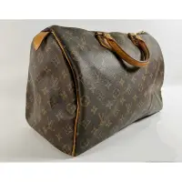 在飛比找蝦皮購物優惠-LOUIS VUITTON 原花 SPEEDY35 路易威登