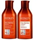 Redken Frizz Dismiss Shampoo & Conditioner Duo for humidity protection and Smoot