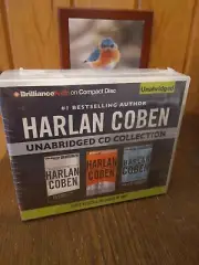 HARLAN COBEN AUDIO BOOKS / 3 BOOKS / ALL UNABRIDGED / 30 ads- Sealed