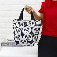 在飛比找ETMall東森購物網優惠-可愛卡通熊貓女生化妝包手提袋