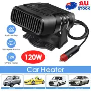Portable Electric Car Heater 12V 120W Heating Fan Defogger Defroster Demister AU