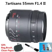 7artisans 55mm F1.4 II Manual Focus Lens For M43 MFT Lumix GH5s Olympus Camera