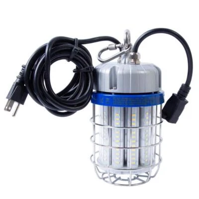 Bergen Industries Commercial Lighting 9.6"X4.1" Hanging Work Light Blue Steel