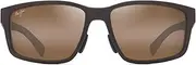 [Maui Jim] Unisex Walewaha AF Sunglasses, Metal Matte