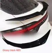 Black For 2018-2021 Porsche Macan Rear Trunk Spoiler Boot Gull Middle Wing Guard (for: Porsche)