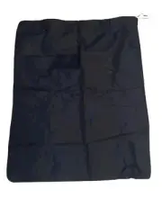 Laundry Bag Black Nylon Drawstring Unisex By The Bag Lady