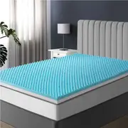 Bedra Single 10cm Memory Foam Mattress Topper Reversible Cool Gel Bed Mat