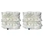 2 Pcs 2-in-1 Bath Loofah Sponge,Exfoliating & Gentle Cleansing Bath Loofah4353