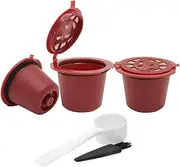 3pcs Refillable Reusable Coffee Capsule Leach, for N-espresso Machine